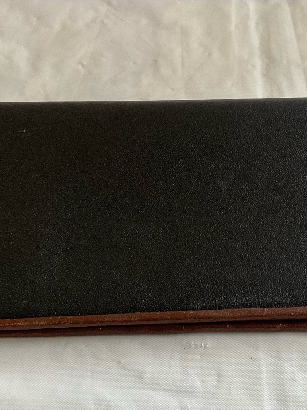 Aquascutum Bi-fold Black Slim Leather Wallet ,Vintage